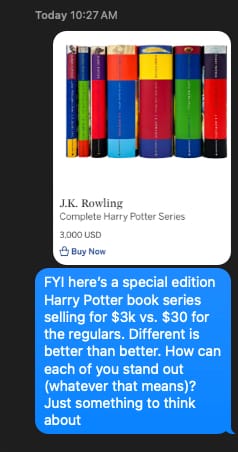 Different is better than better